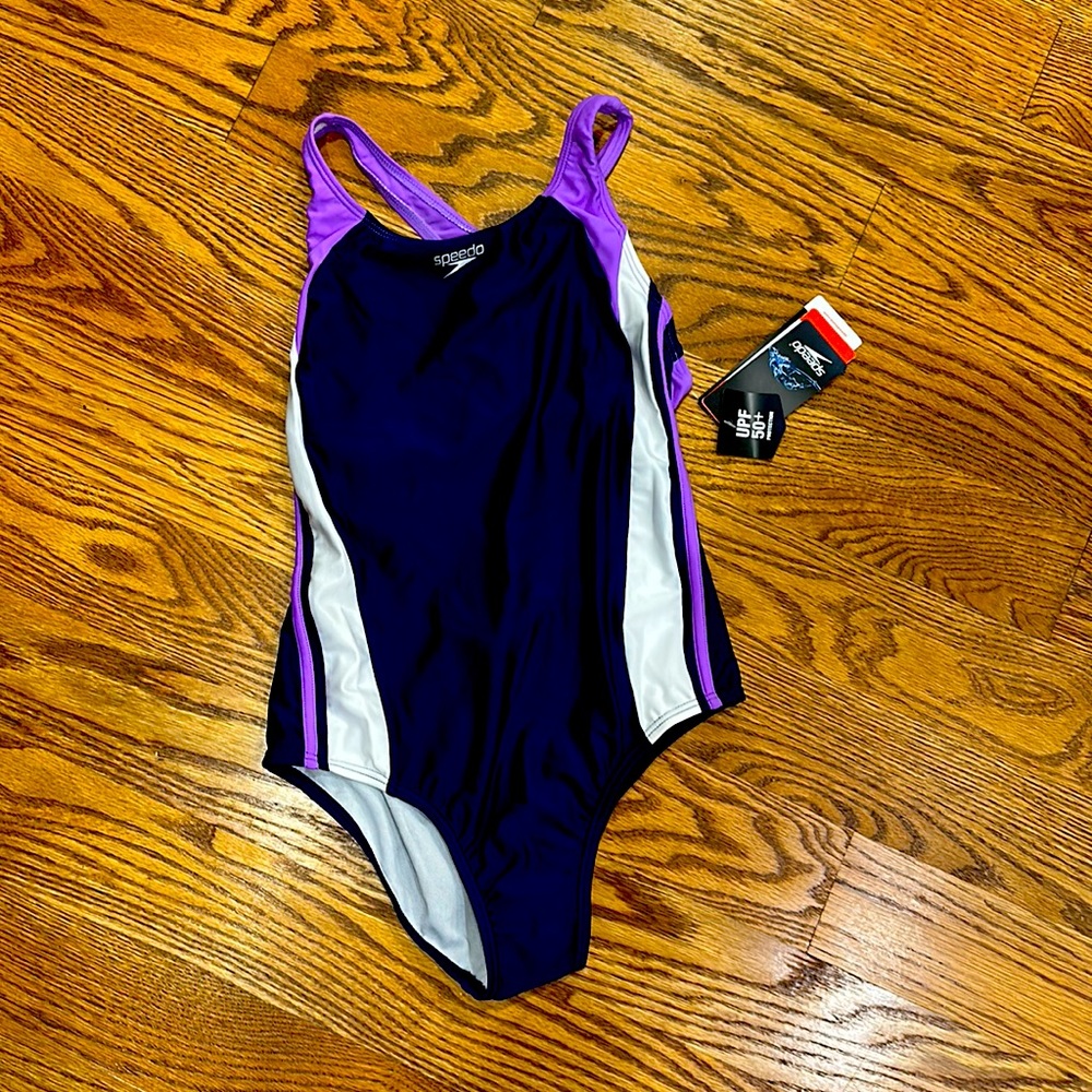 Speedo girls size 14 swim suit NWT